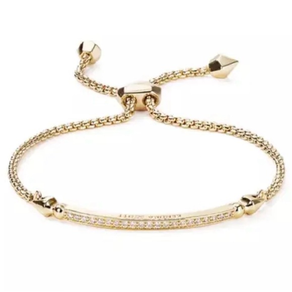 Kendra Scott Ott Adjustable Chain Bracelet in Gold - Picture 8 of 8